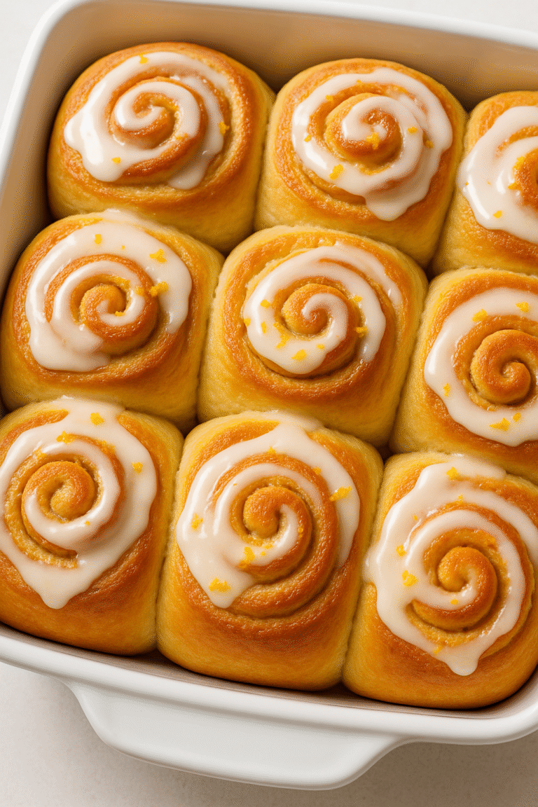 Orange Sweet Rolls