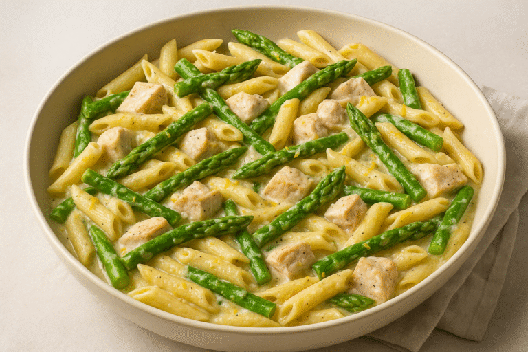 Asparagus Chicken Pasta