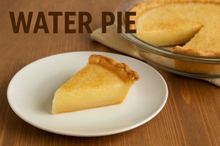 Water Pie: The Vintage Dessert That’s Going Viral Again