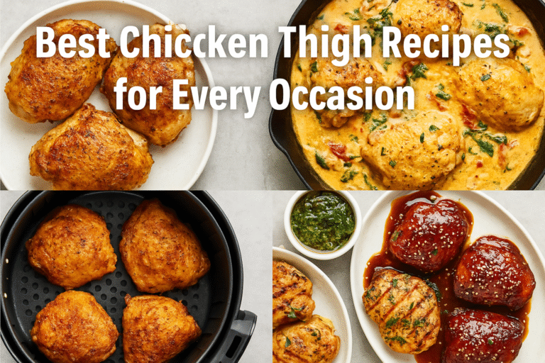 Chicken Thigh Recipes for Every Occasion