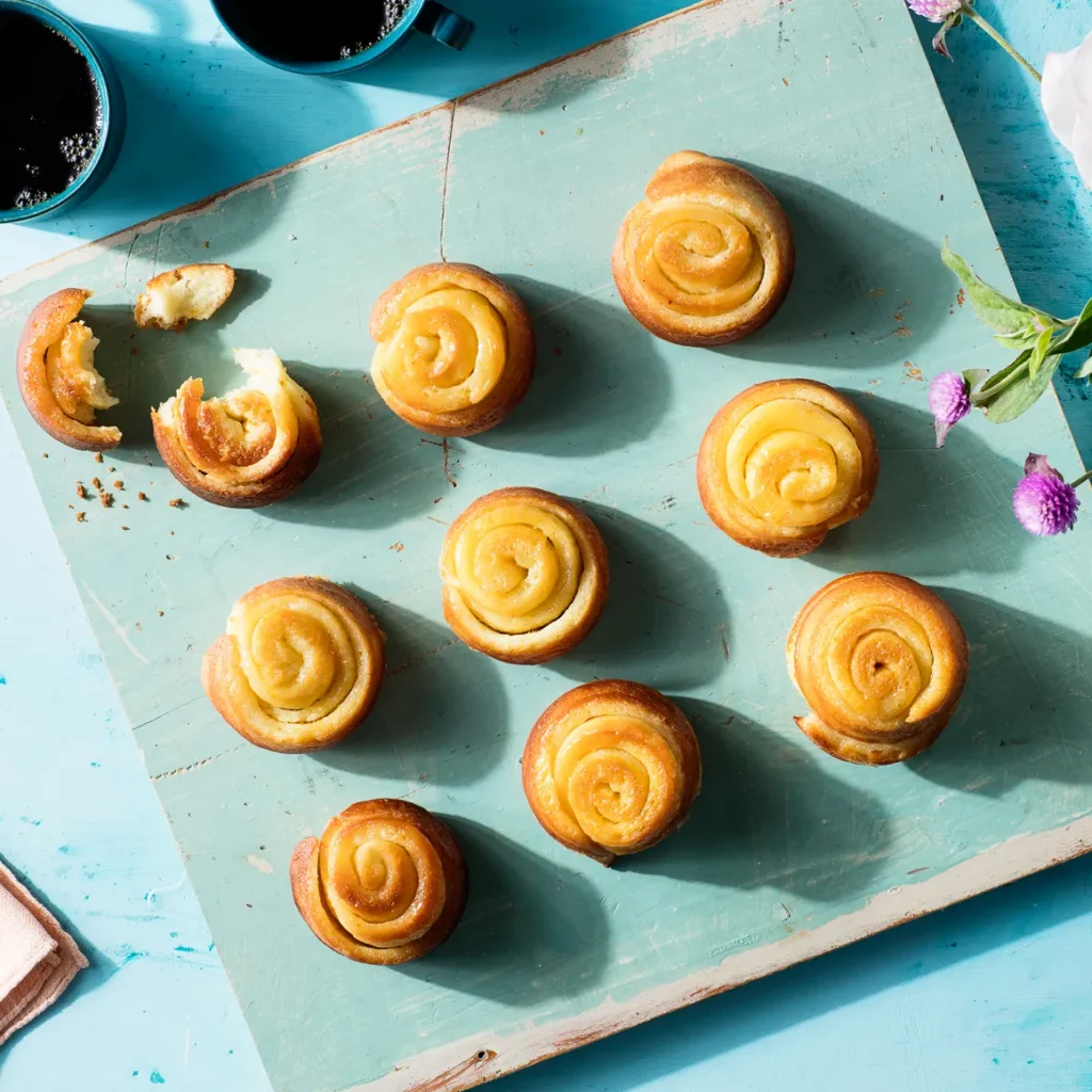 orange sweet rolls