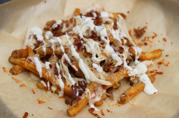 Chicken Bacon Ranch Cheesy Fries