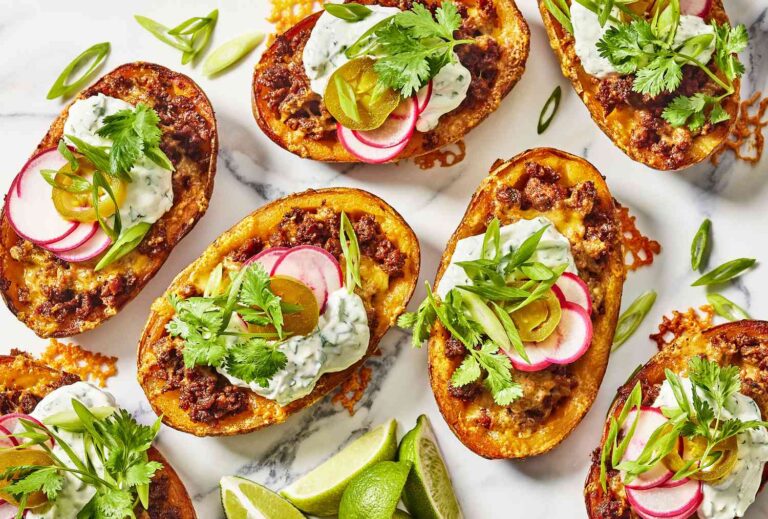 Crispy Loaded Potato Skins