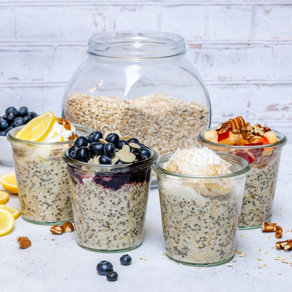⏰ Overnight Oats for Breakfast & Meal Prep